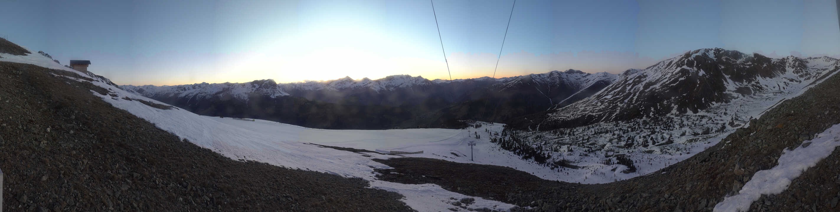 Archiv Foto Webcam Zirmbahn Nauders