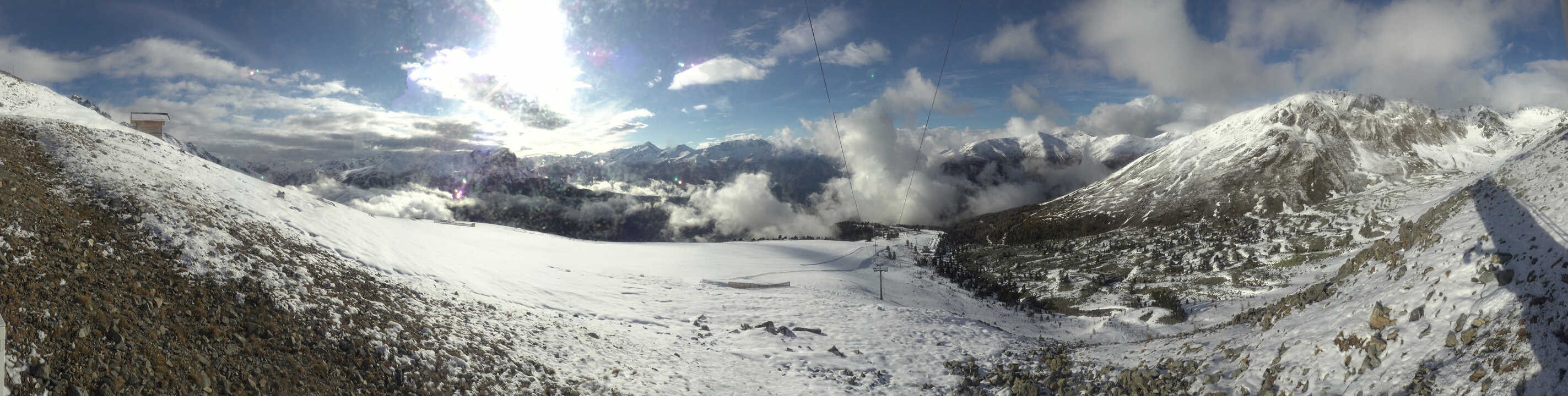 Archiv Foto Webcam Zirmbahn Nauders