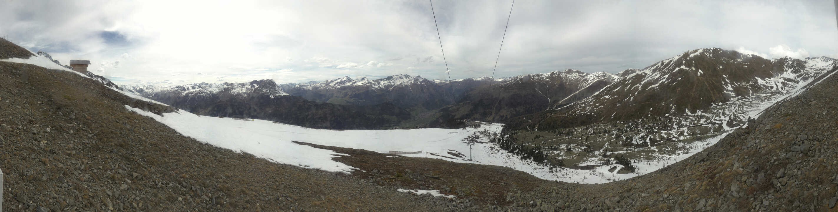 Archiv Foto Webcam Zirmbahn Nauders