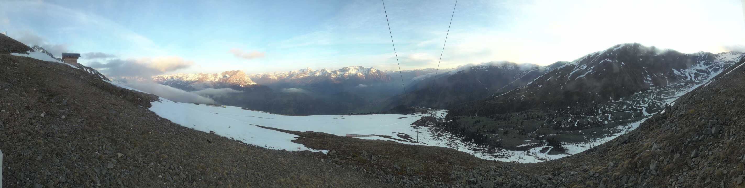 Archiv Foto Webcam Zirmbahn Nauders