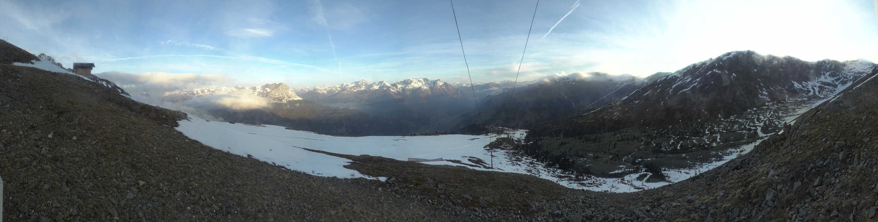 Archiv Foto Webcam Zirmbahn Nauders