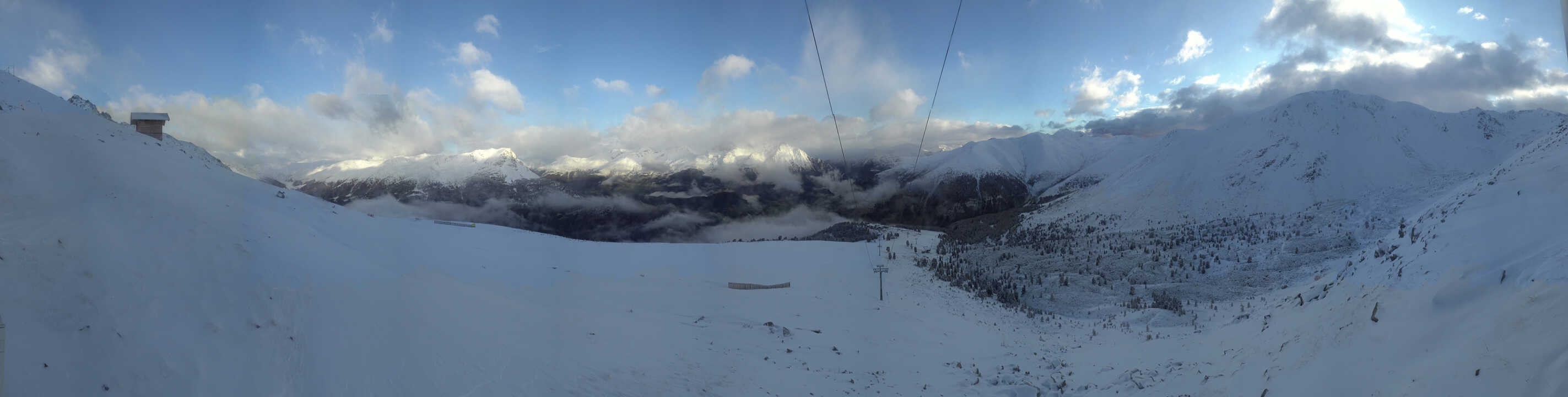 Archiv Foto Webcam Zirmbahn Nauders