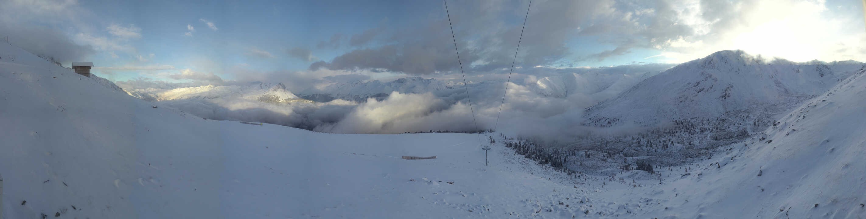 Archiv Foto Webcam Zirmbahn Nauders