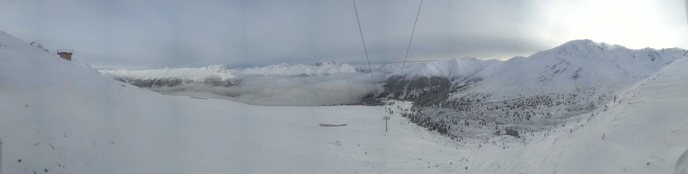Archiv Foto Webcam Zirmbahn Nauders
