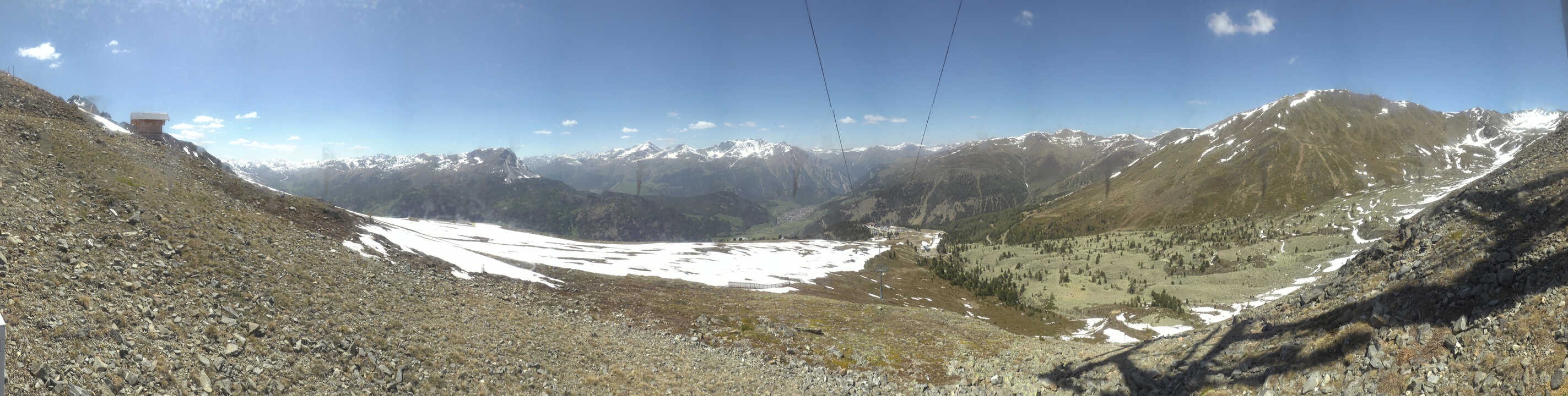 Archiv Foto Webcam Zirmbahn Nauders