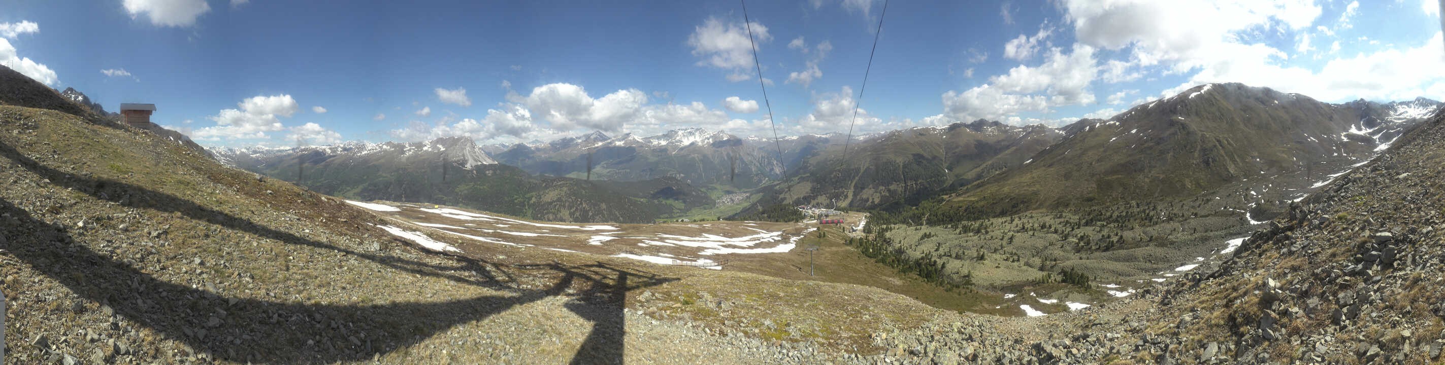 Archiv Foto Webcam Zirmbahn Nauders