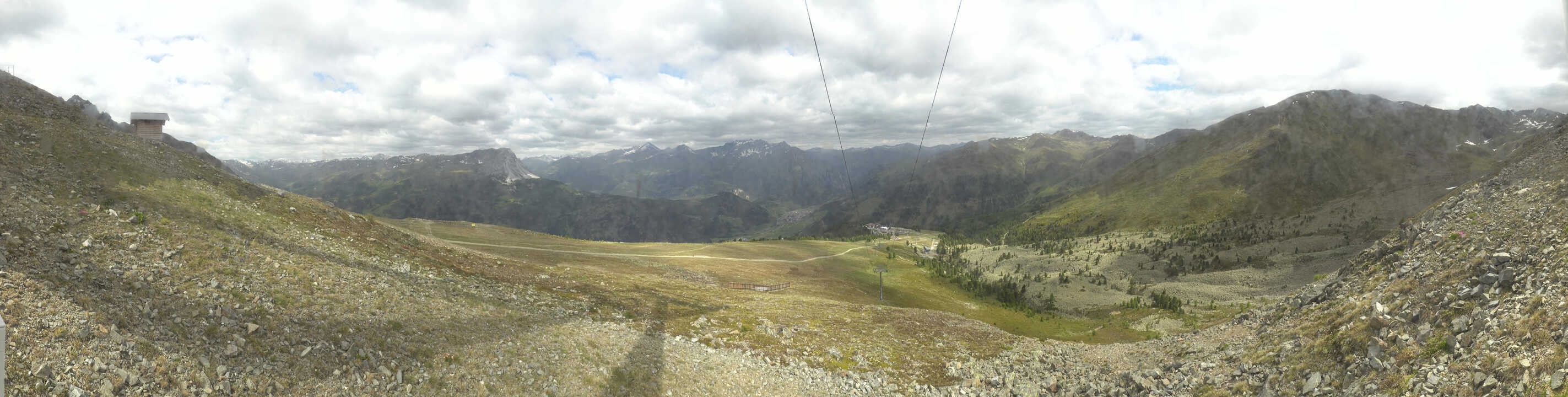 Archiv Foto Webcam Zirmbahn Nauders