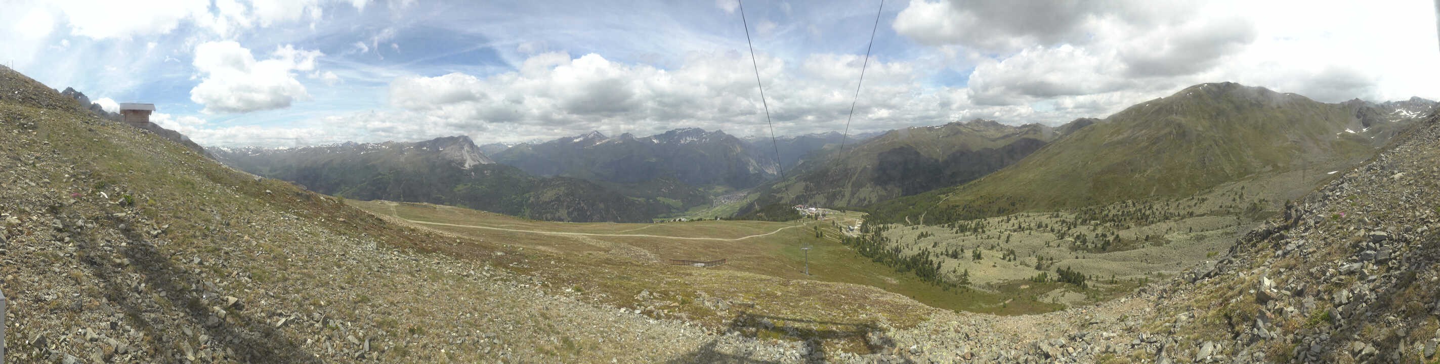 Archiv Foto Webcam Zirmbahn Nauders