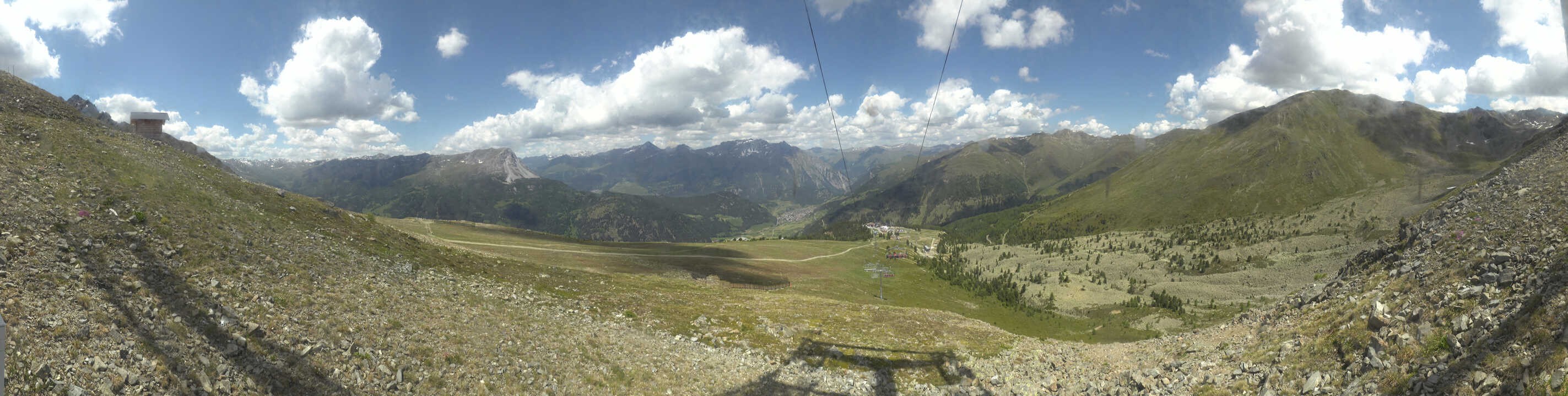 Archiv Foto Webcam Zirmbahn Nauders