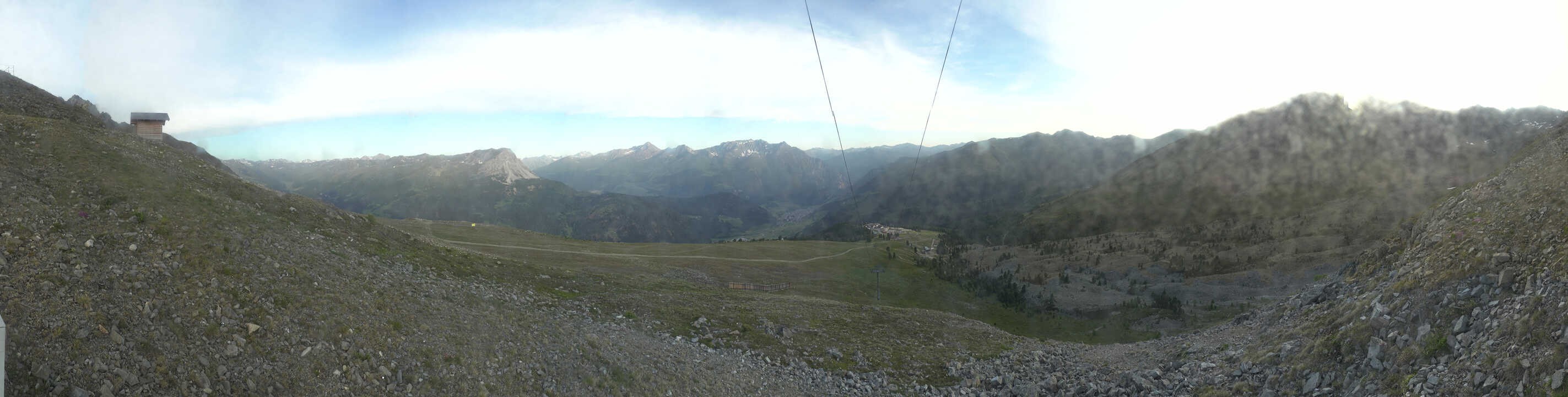 Archiv Foto Webcam Zirmbahn Nauders