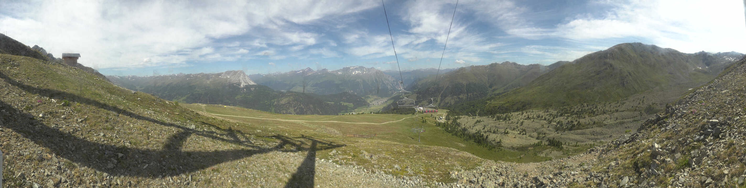 Archiv Foto Webcam Zirmbahn Nauders