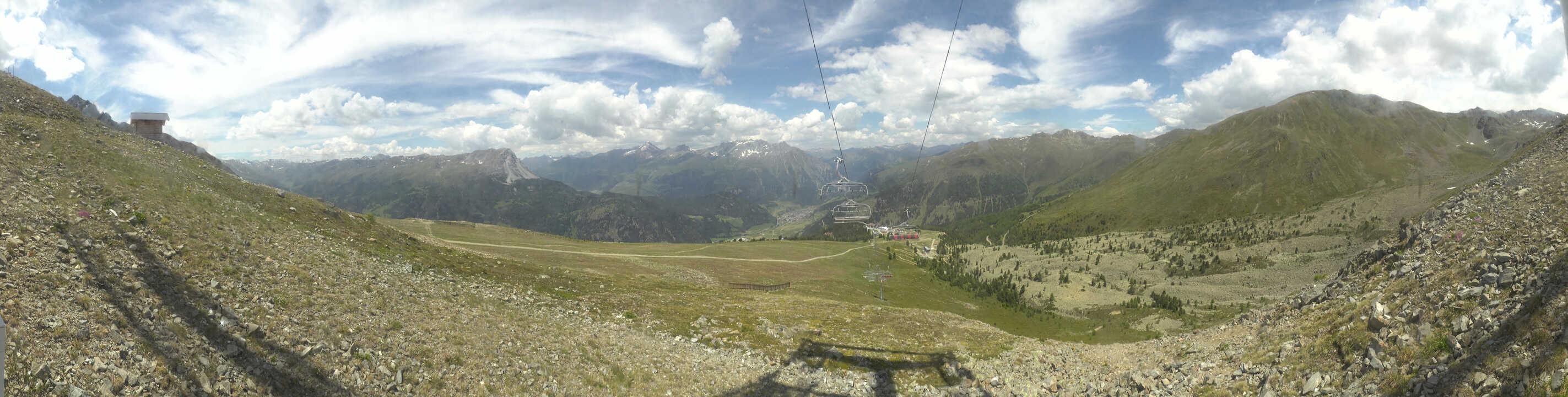 Archiv Foto Webcam Zirmbahn Nauders