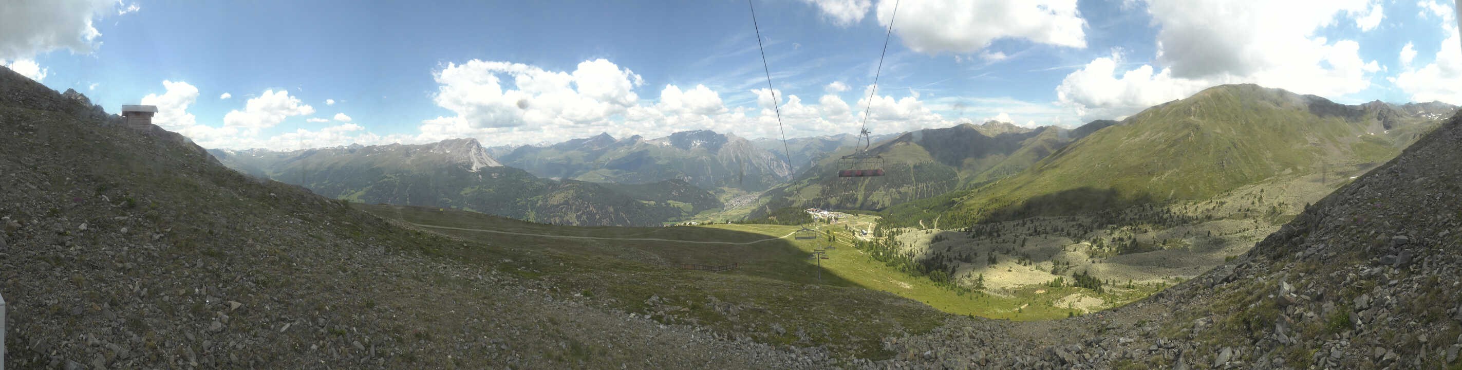 Archiv Foto Webcam Zirmbahn Nauders