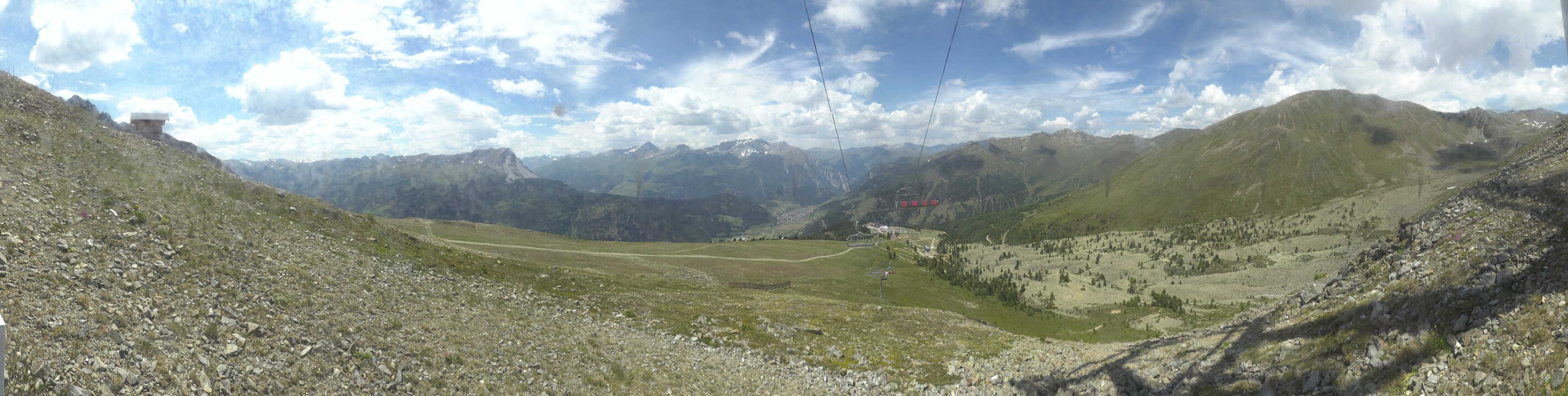 Archiv Foto Webcam Zirmbahn Nauders