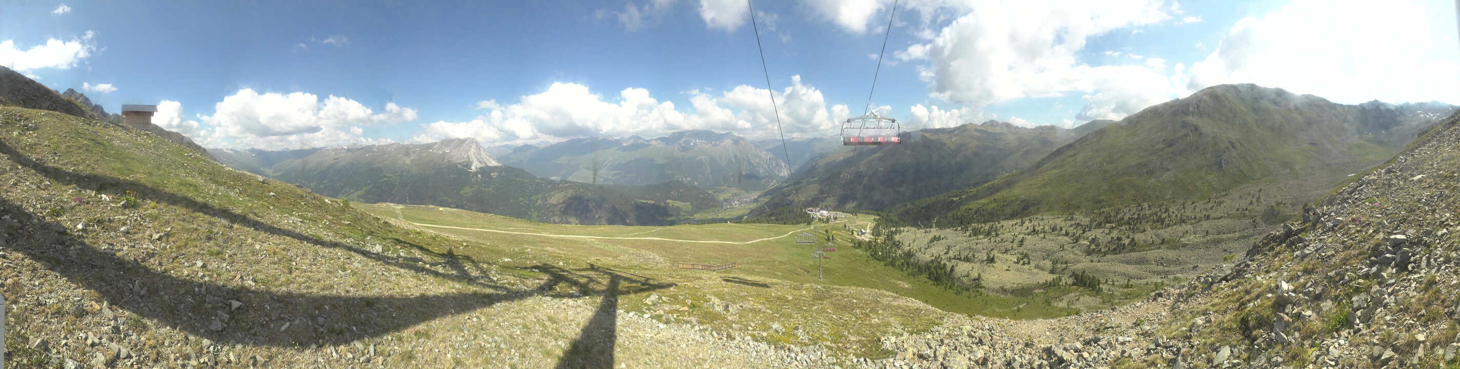 Archiv Foto Webcam Zirmbahn Nauders