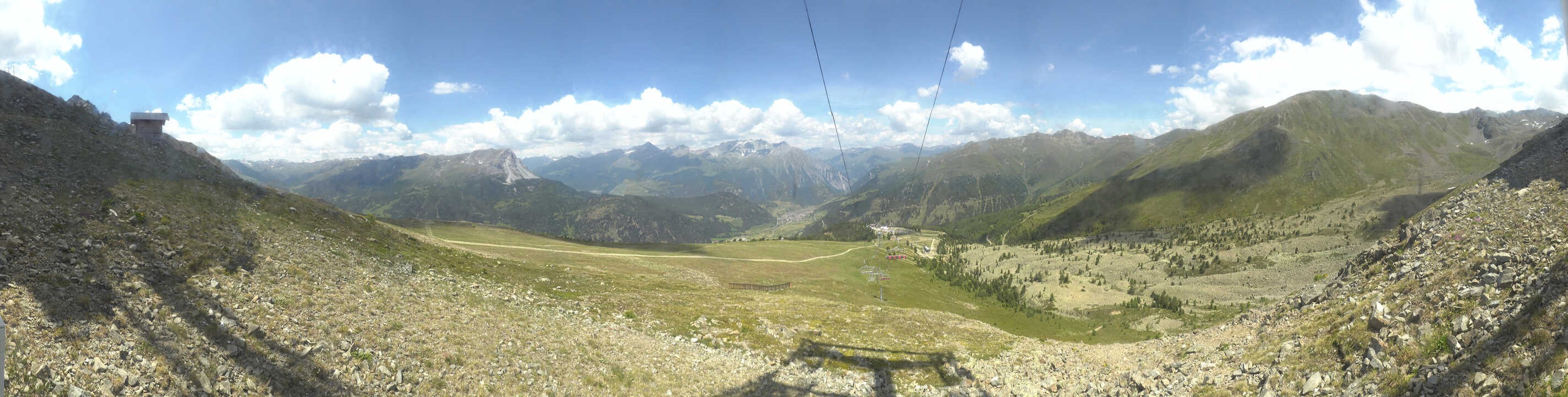Archiv Foto Webcam Zirmbahn Nauders