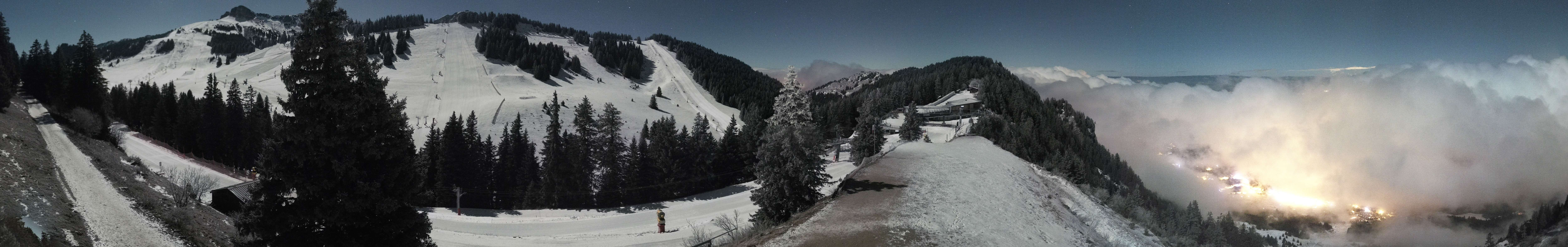 Archived image Webcam Panorama Thollon les Memises