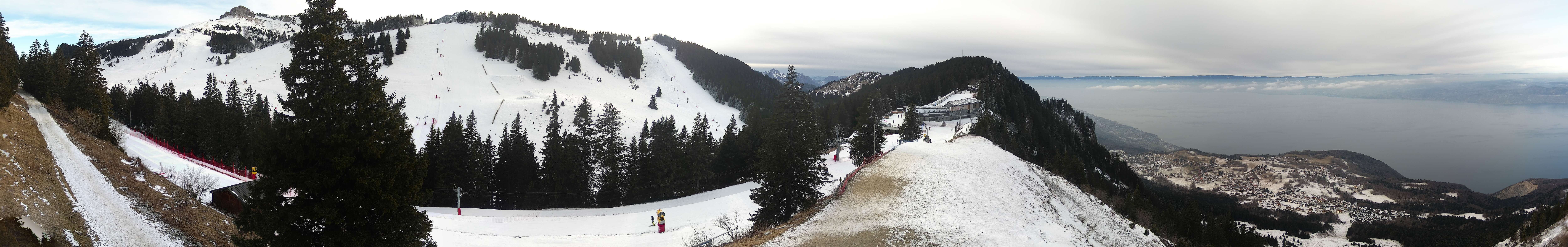 Archived image Webcam Panorama Thollon les Memises