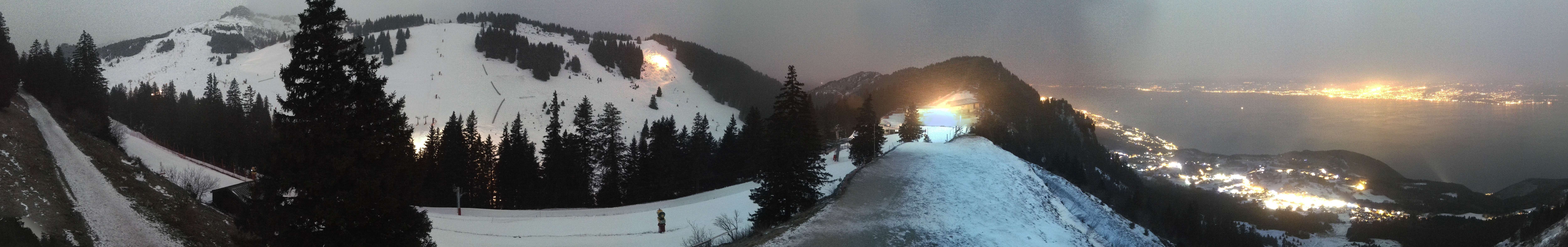 Archived image Webcam Panorama Thollon les Memises