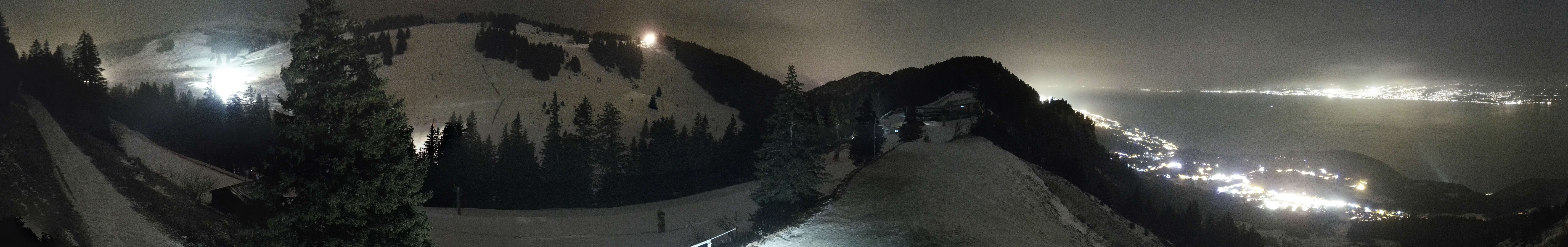 Archived image Webcam Panorama Thollon les Memises