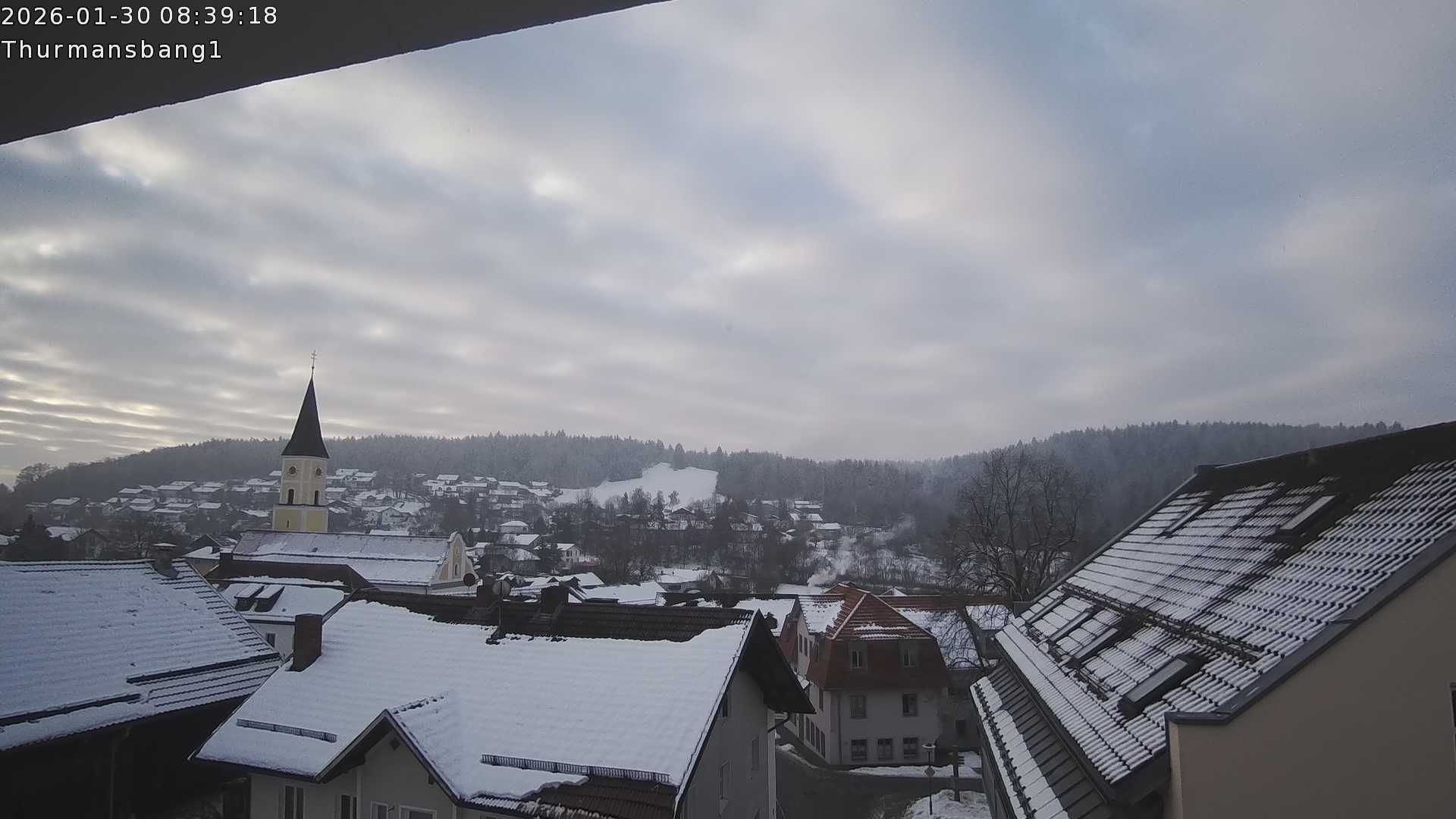 Archiv Foto Webcam Blick auf Thurmansbang im Bayerischen Wald