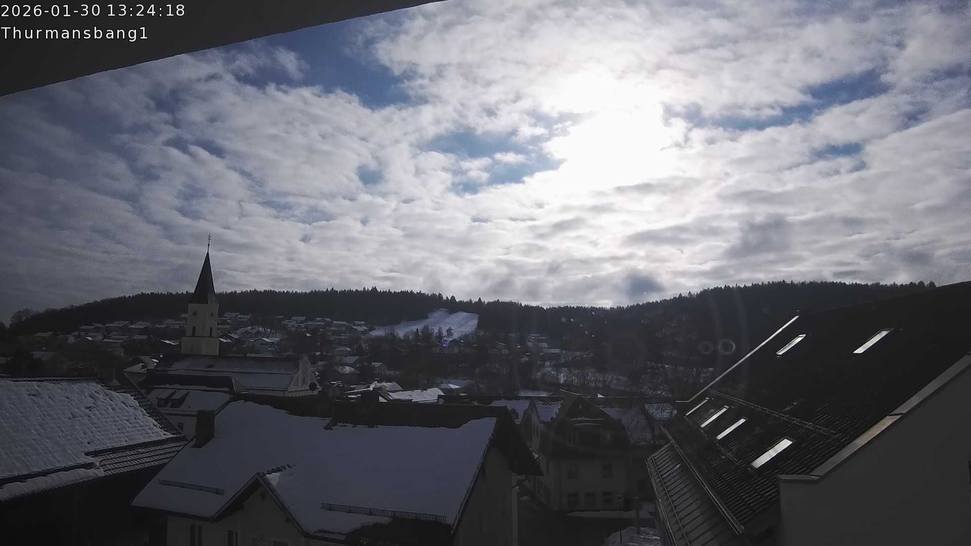 Archiv Foto Webcam Blick auf Thurmansbang im Bayerischen Wald