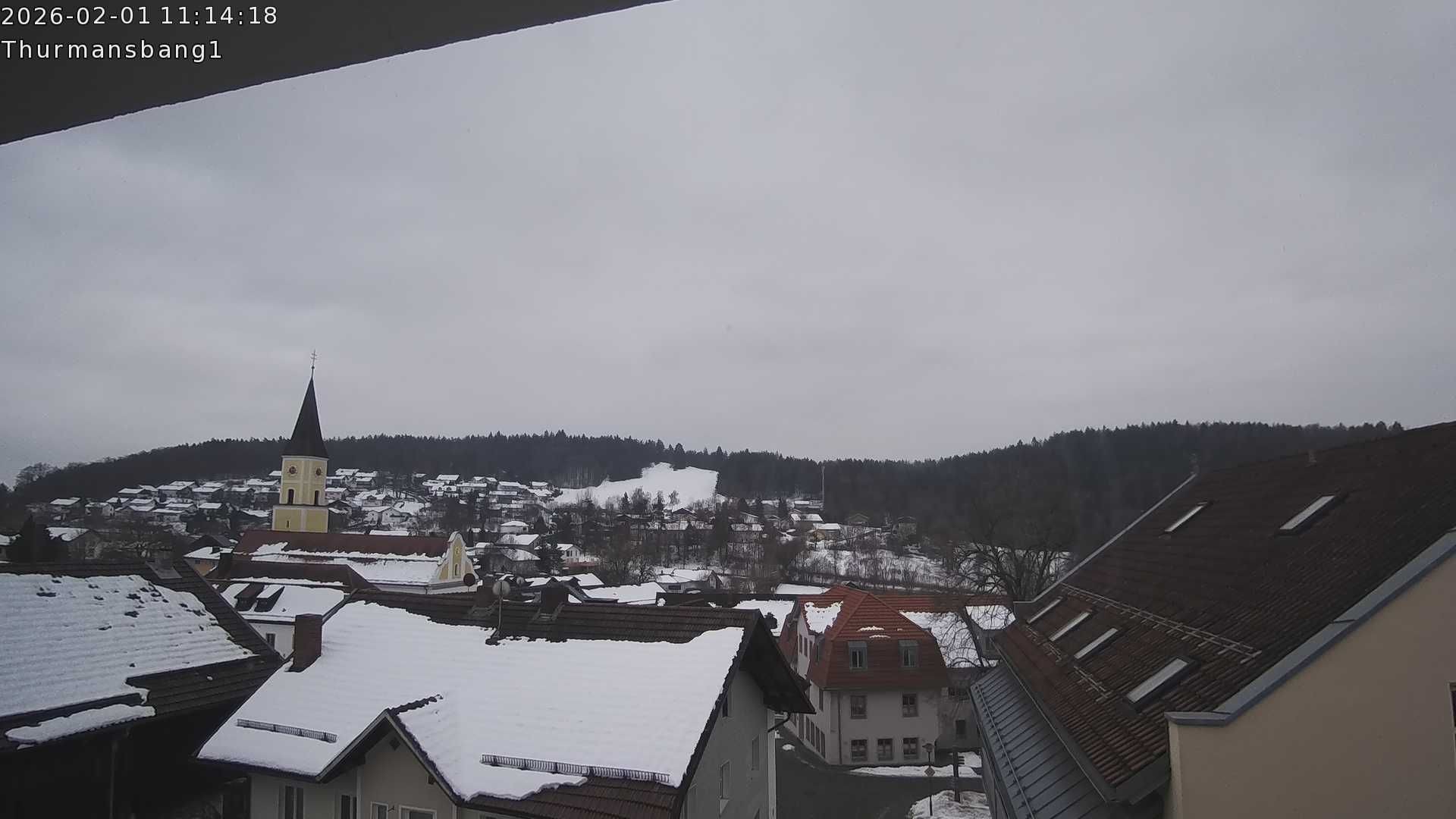 Archiv Foto Webcam Blick auf Thurmansbang im Bayerischen Wald