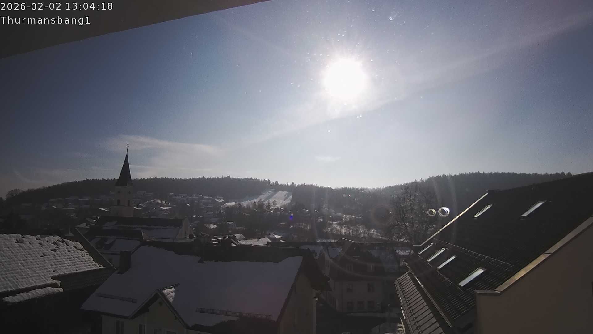Archiv Foto Webcam Blick auf Thurmansbang im Bayerischen Wald