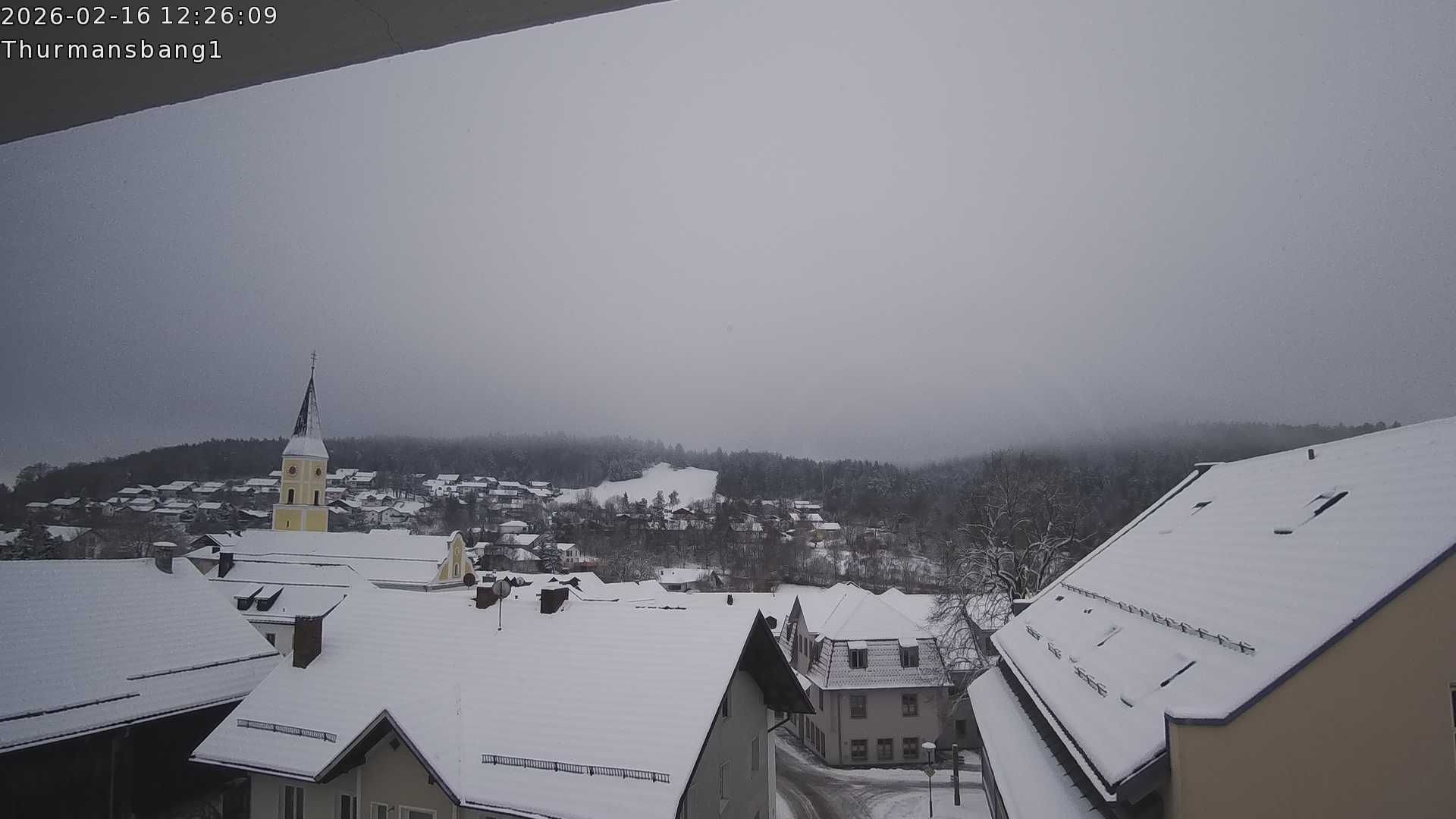 Archiv Foto Webcam Blick auf Thurmansbang im Bayerischen Wald