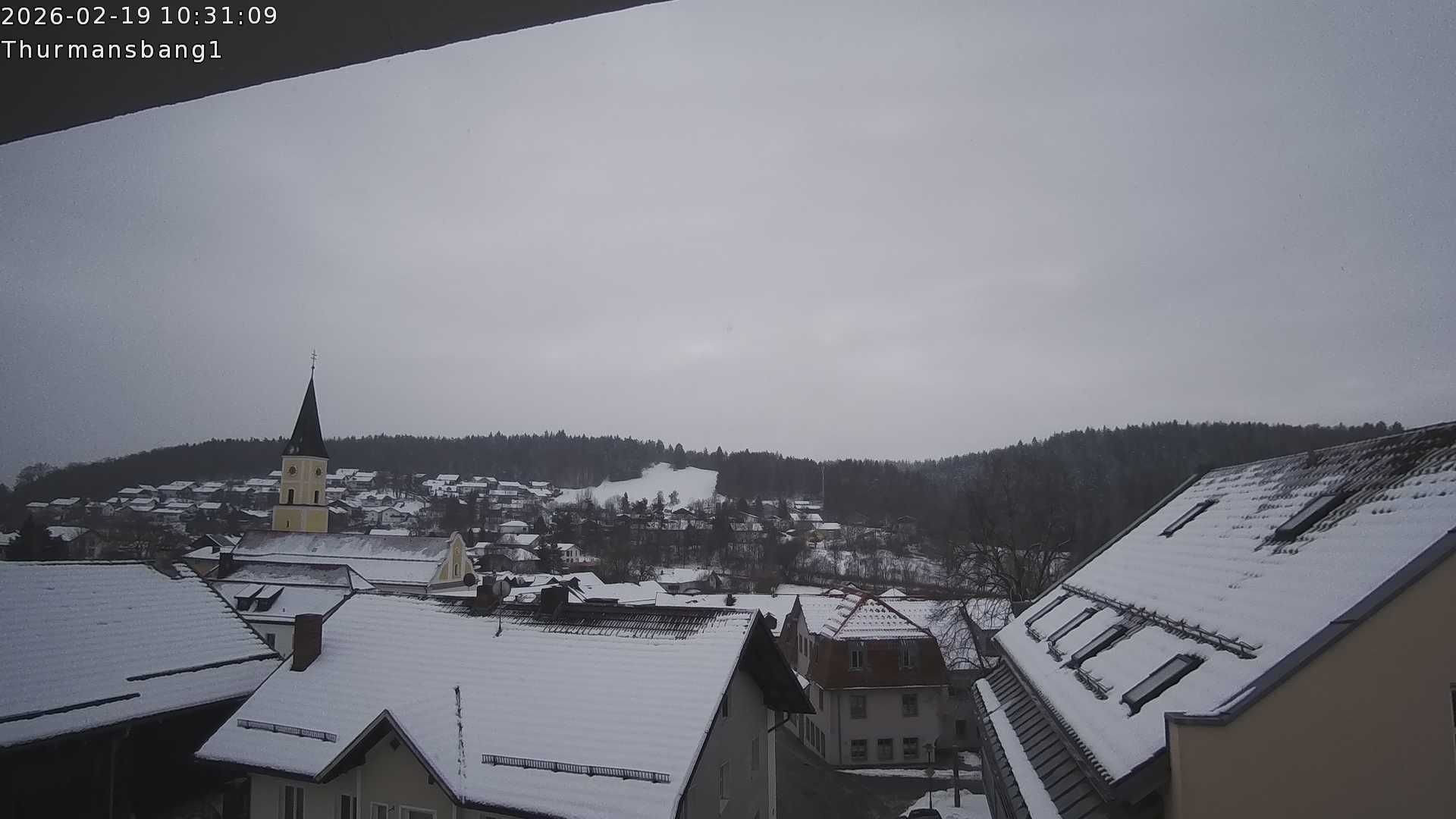 Archiv Foto Webcam Blick auf Thurmansbang im Bayerischen Wald