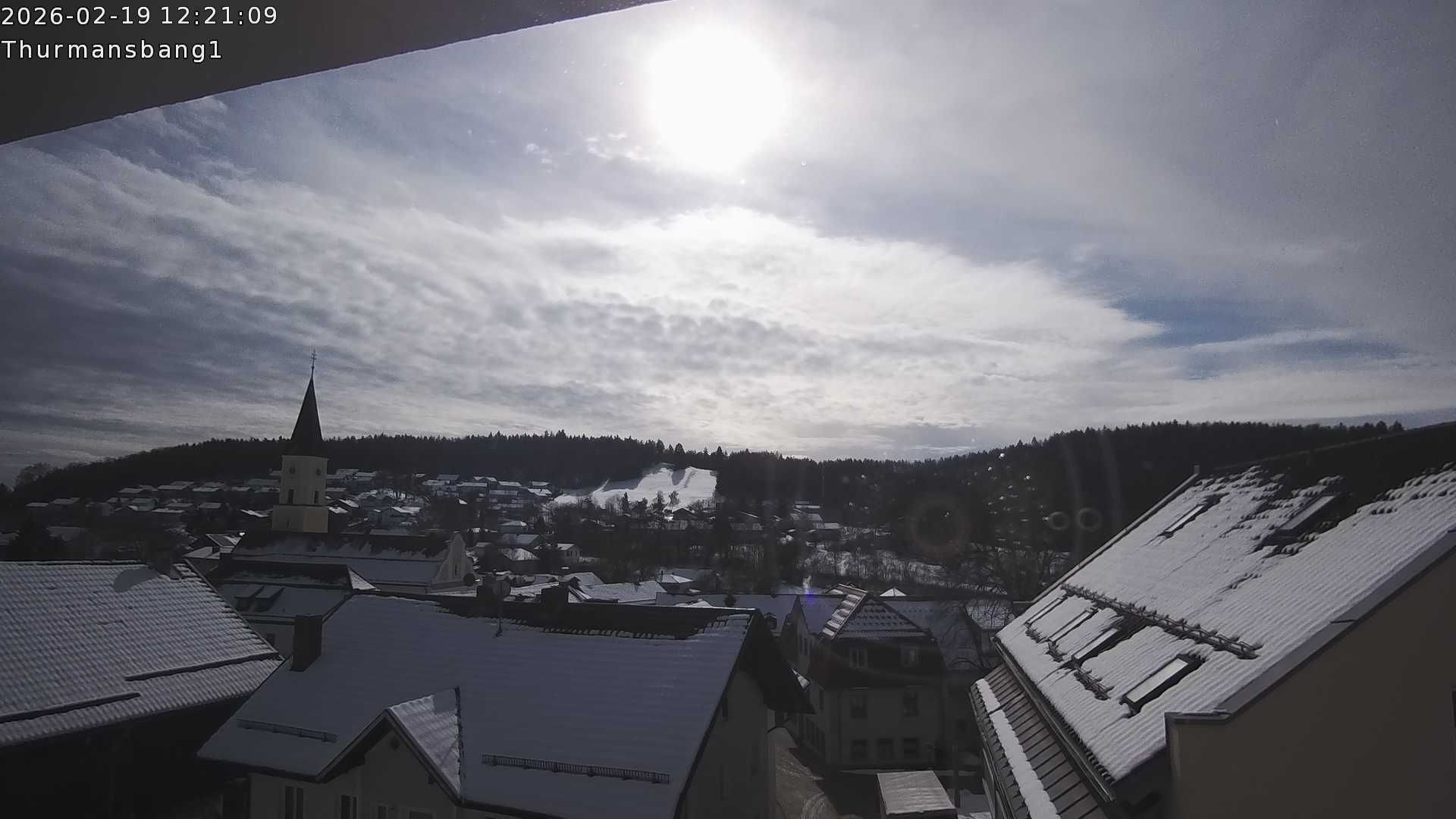 Archiv Foto Webcam Blick auf Thurmansbang im Bayerischen Wald