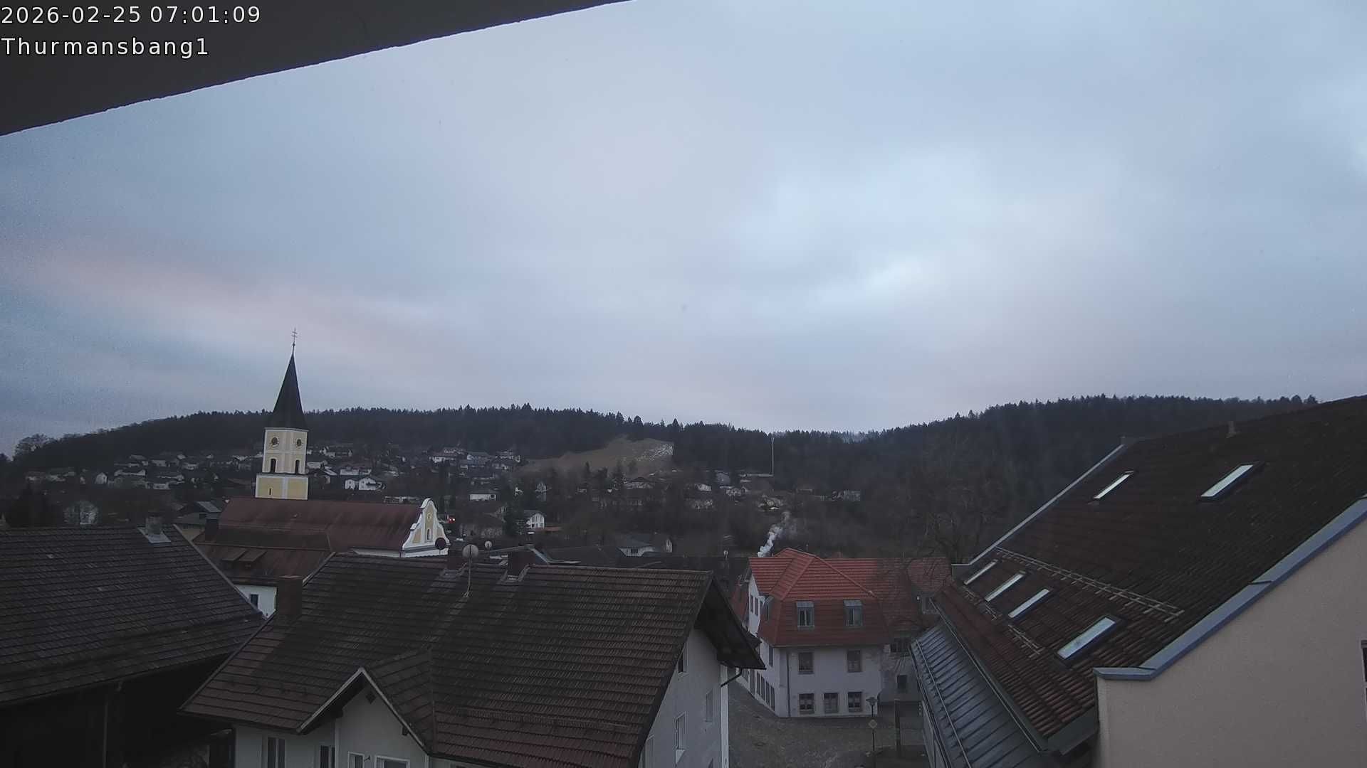 Archiv Foto Webcam Blick auf Thurmansbang im Bayerischen Wald
