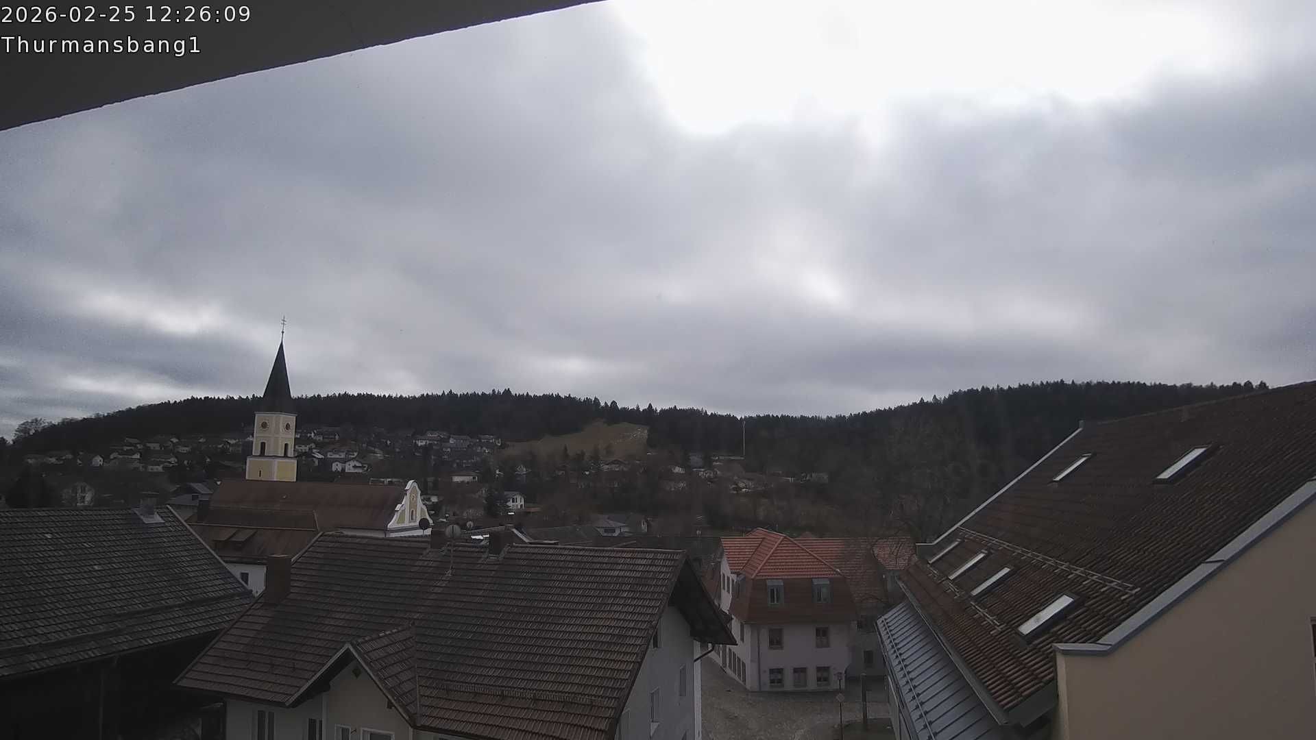 Archiv Foto Webcam Blick auf Thurmansbang im Bayerischen Wald
