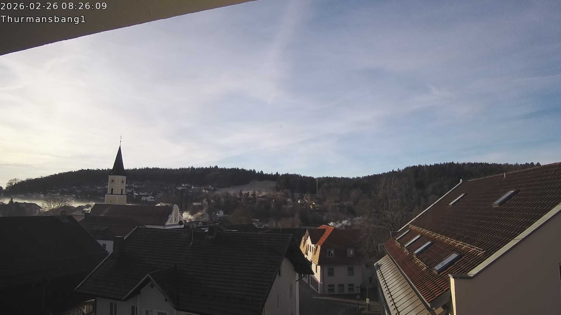 Archived image Webcam Thurmansbang village