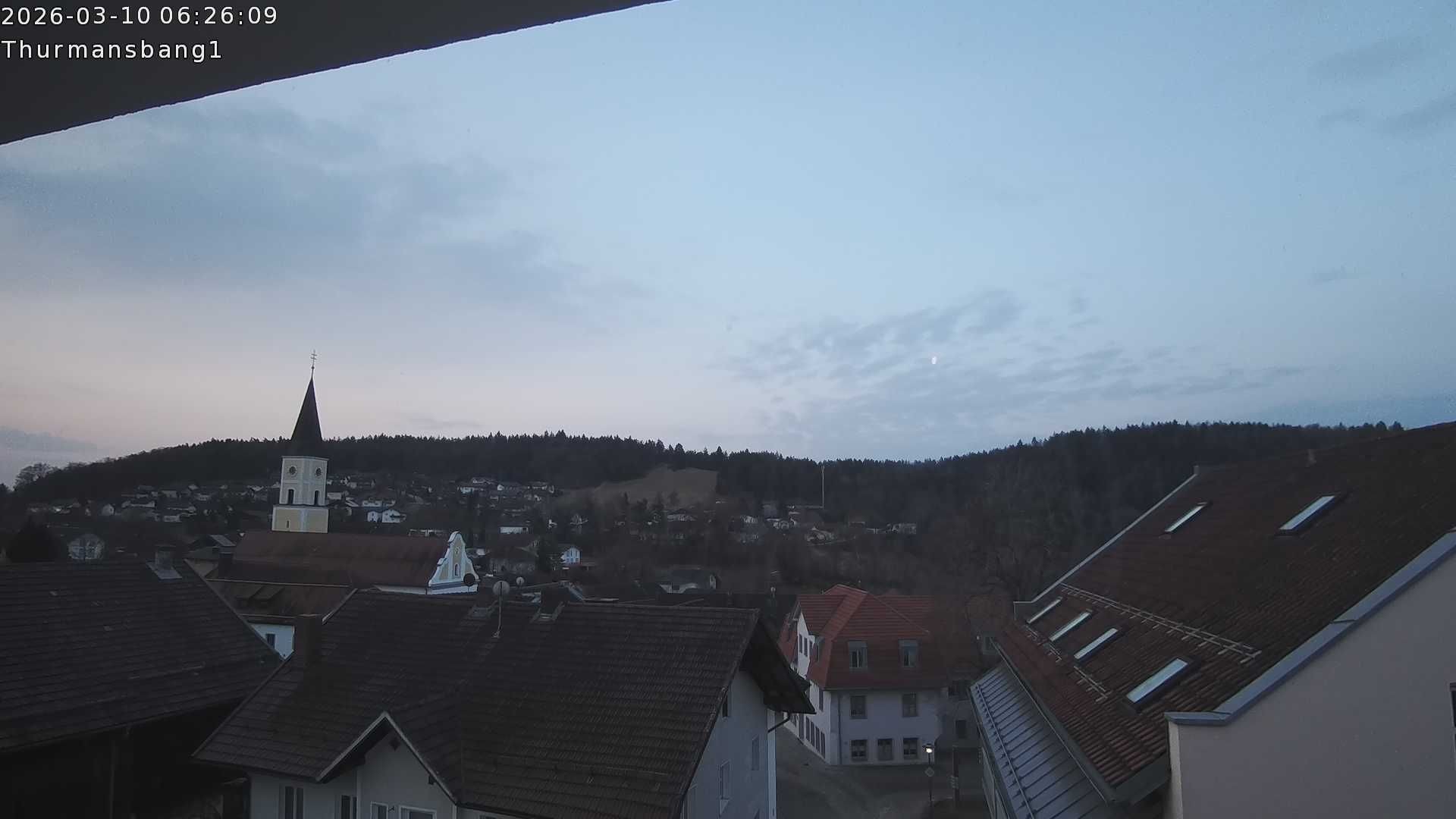 Archiv Foto Webcam Blick auf Thurmansbang im Bayerischen Wald