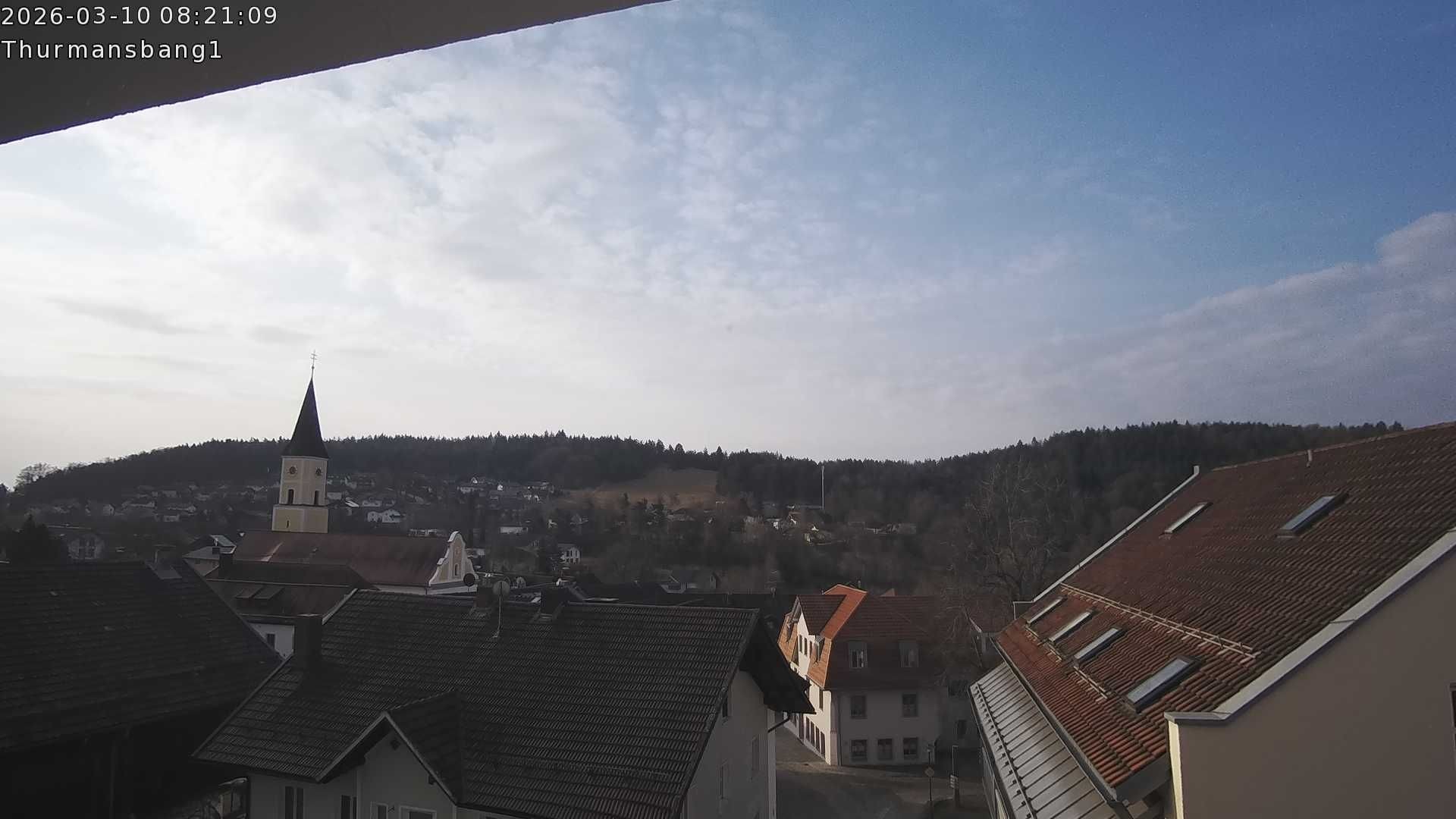 Archiv Foto Webcam Blick auf Thurmansbang im Bayerischen Wald