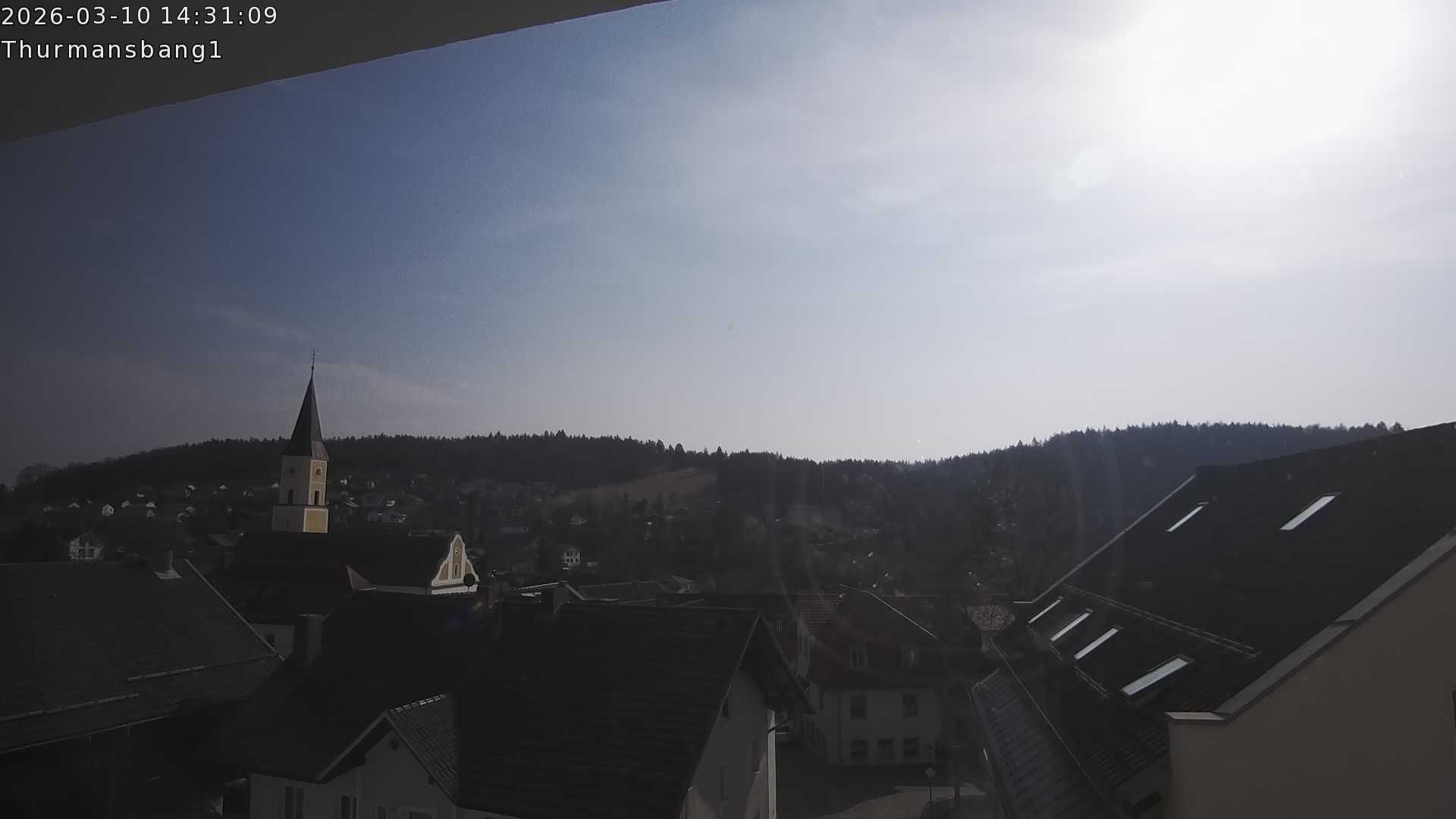 Archiv Foto Webcam Blick auf Thurmansbang im Bayerischen Wald