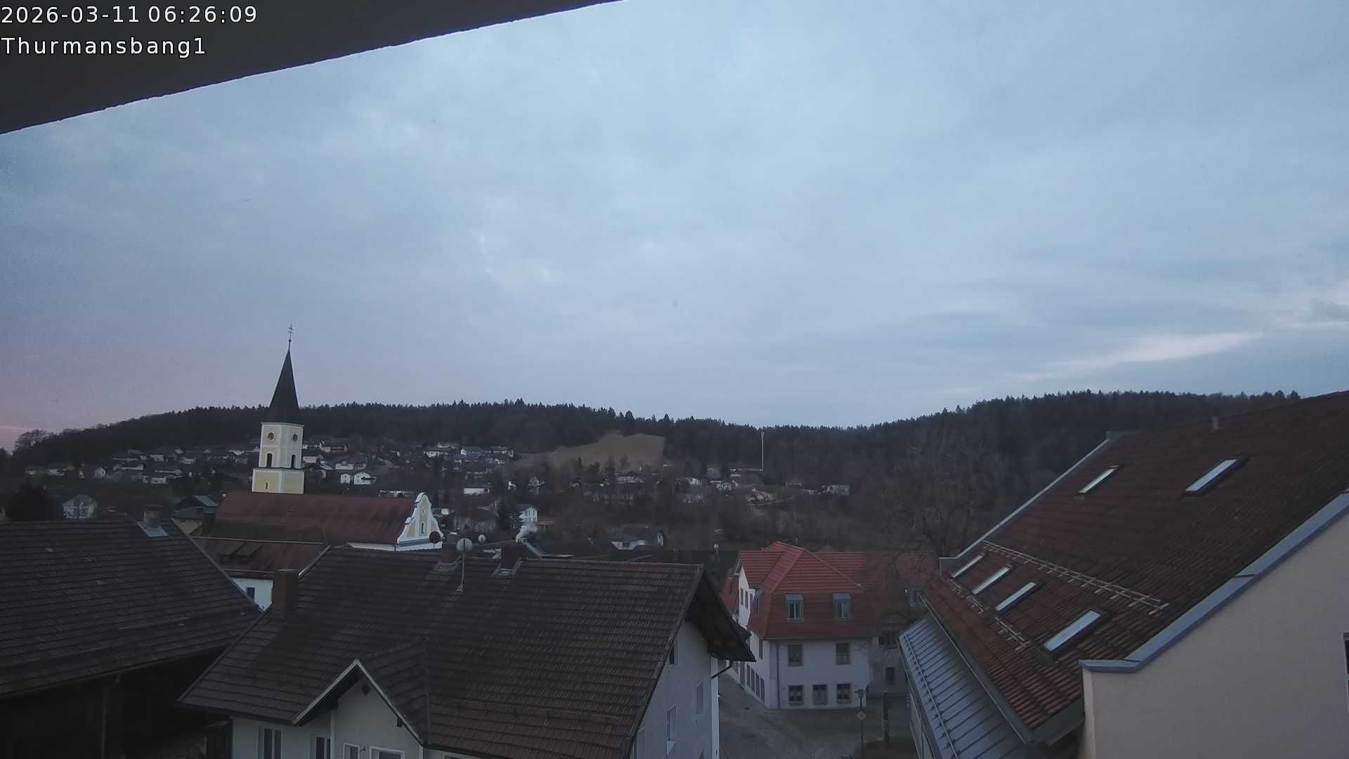 Archiv Foto Webcam Blick auf Thurmansbang im Bayerischen Wald