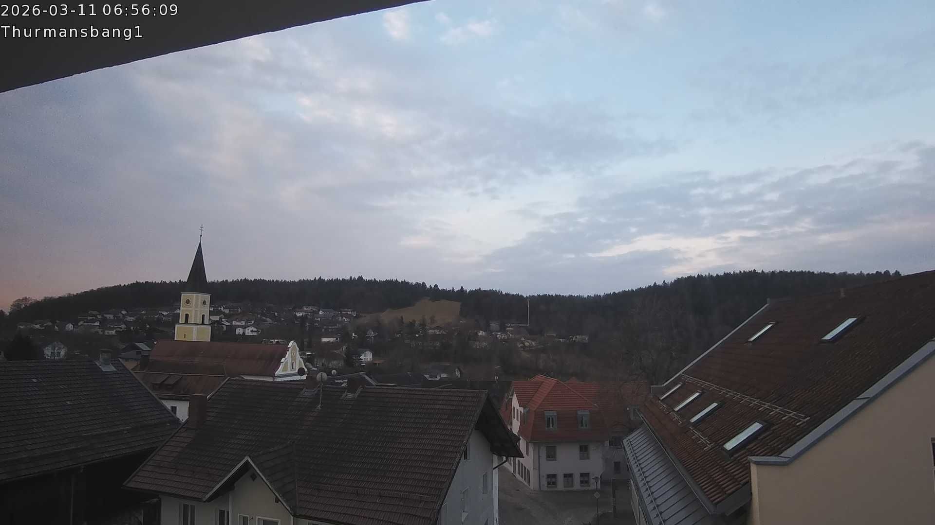 Archiv Foto Webcam Blick auf Thurmansbang im Bayerischen Wald