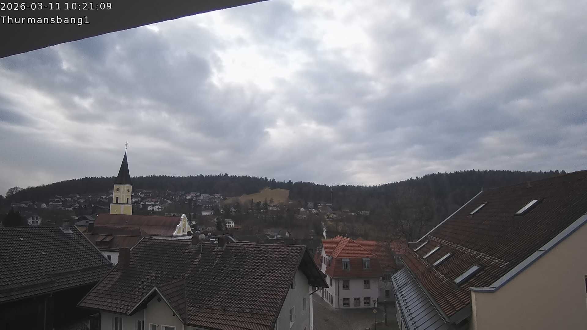 Archiv Foto Webcam Blick auf Thurmansbang im Bayerischen Wald