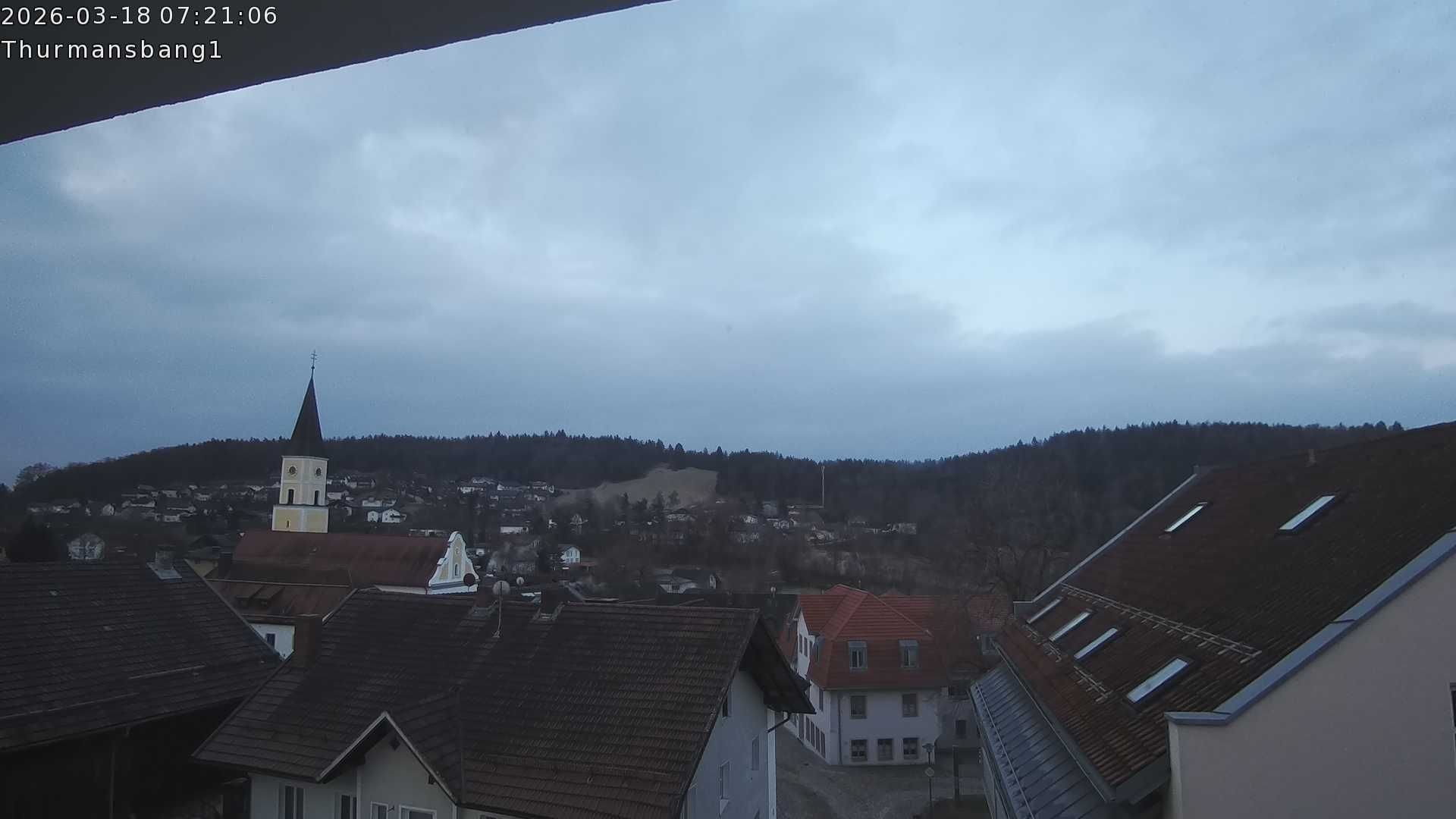 Archiv Foto Webcam Blick auf Thurmansbang im Bayerischen Wald