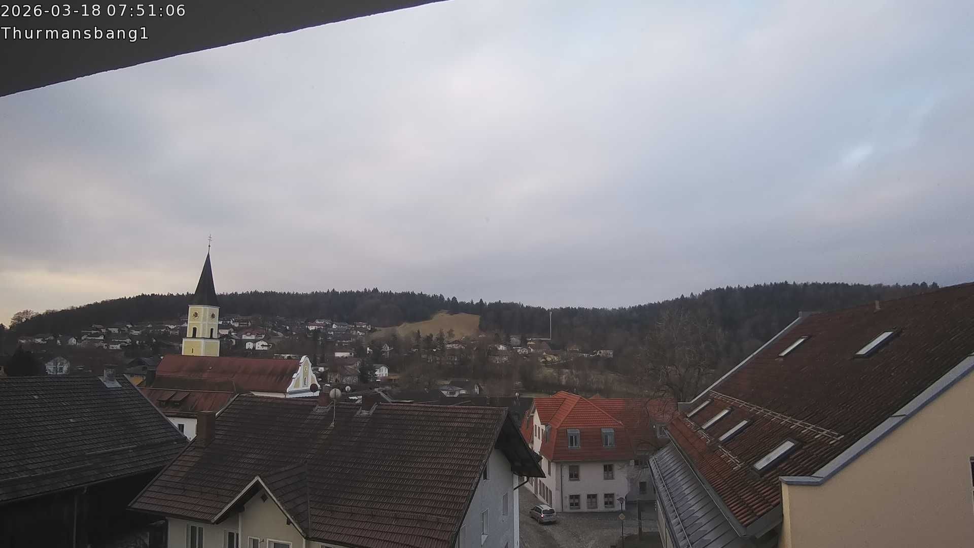 Archiv Foto Webcam Blick auf Thurmansbang im Bayerischen Wald