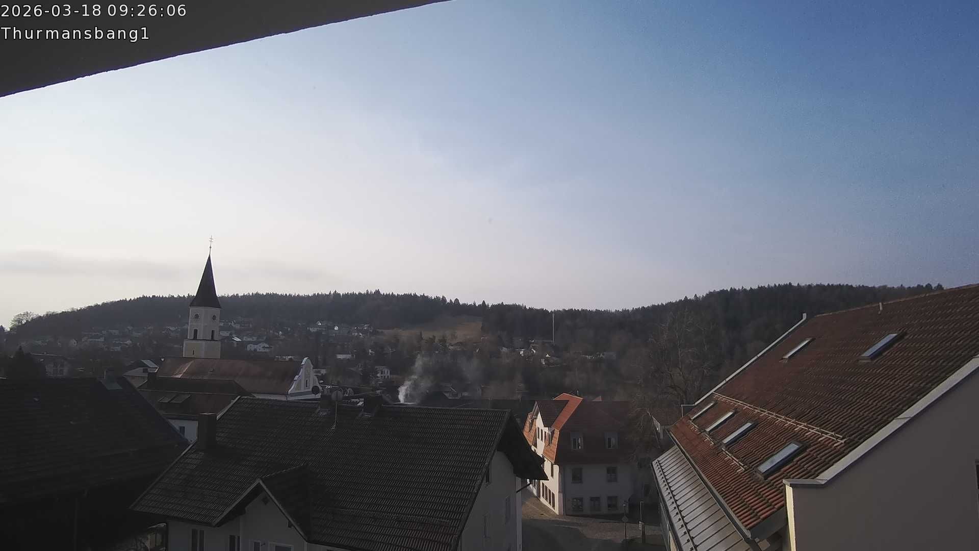 Archiv Foto Webcam Blick auf Thurmansbang im Bayerischen Wald
