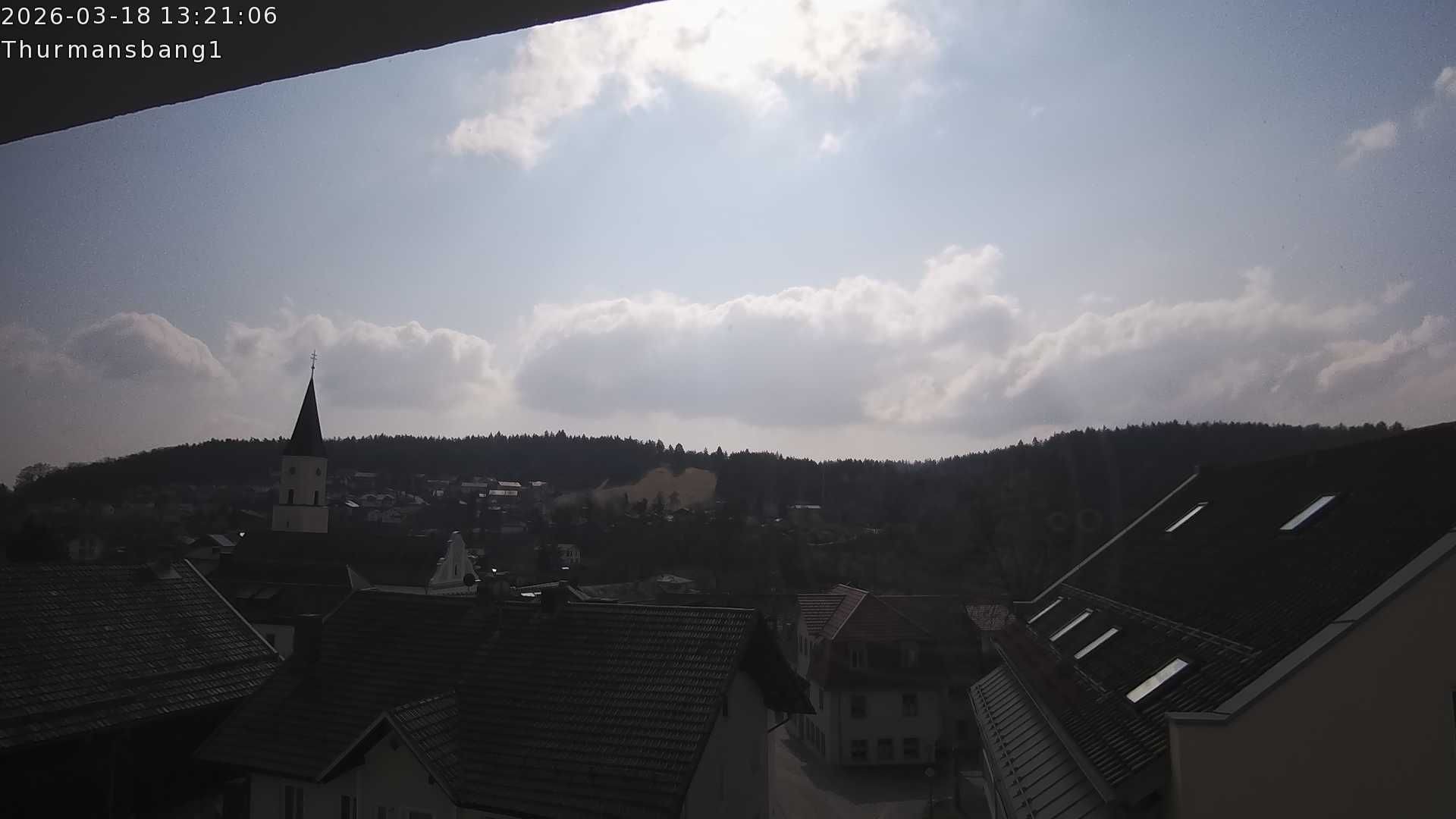 Archived image Webcam Thurmansbang village