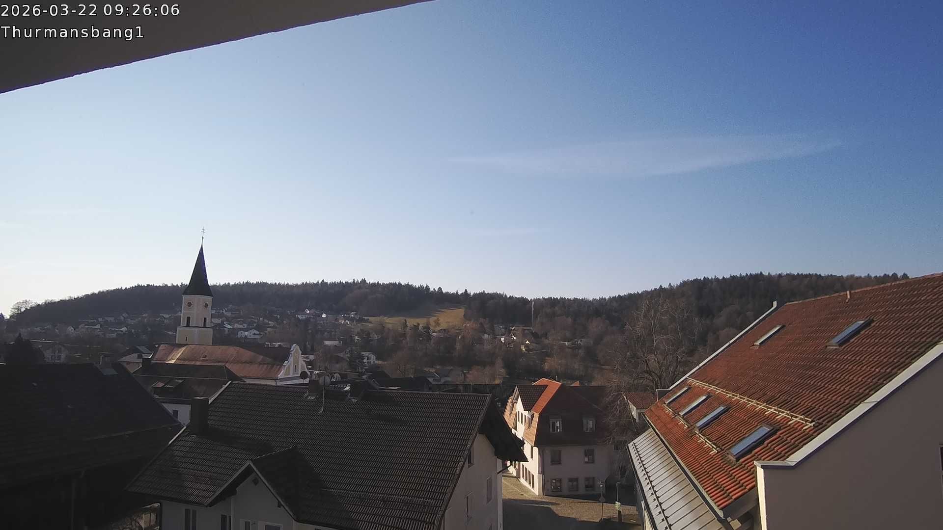 Archived image Webcam Thurmansbang village