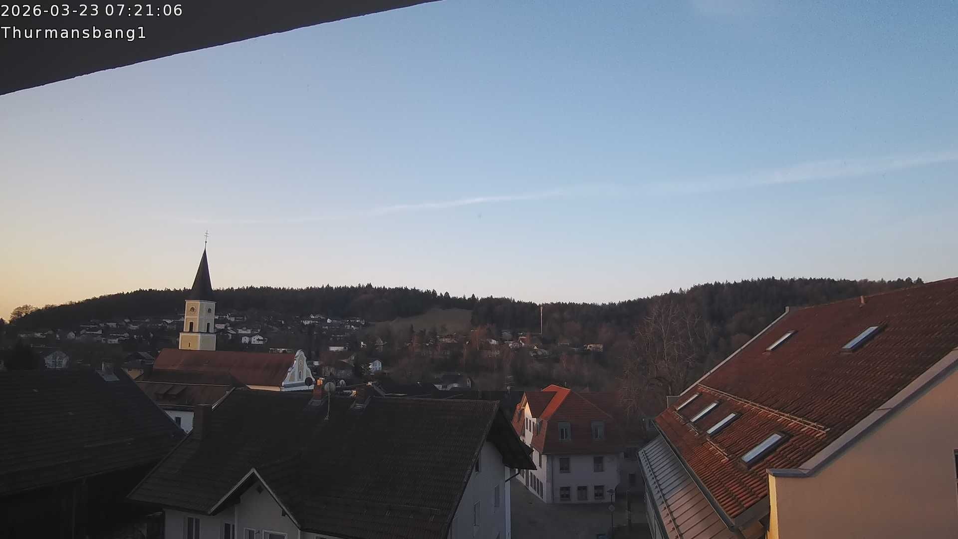 Archiv Foto Webcam Blick auf Thurmansbang im Bayerischen Wald
