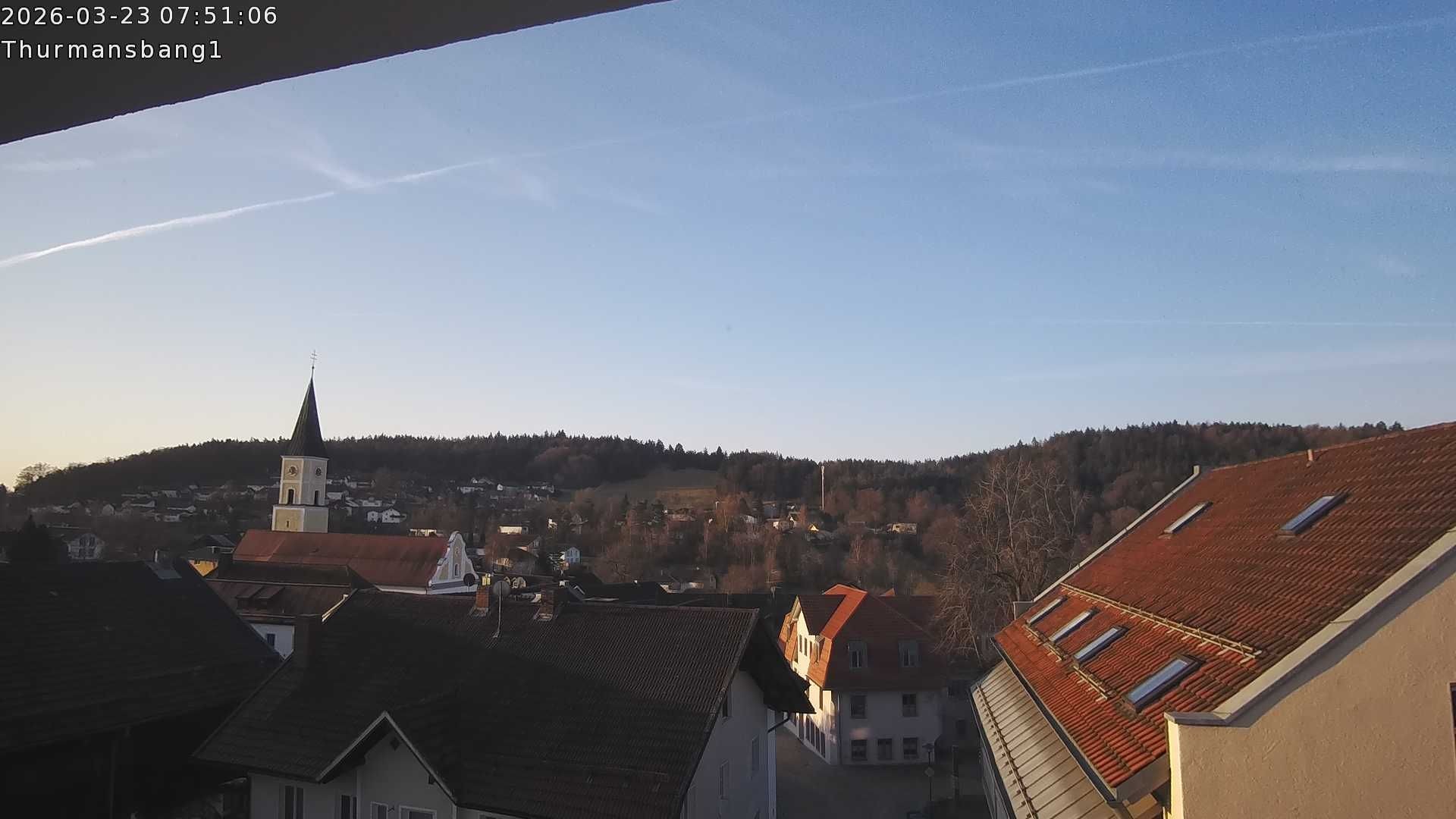 Archiv Foto Webcam Blick auf Thurmansbang im Bayerischen Wald