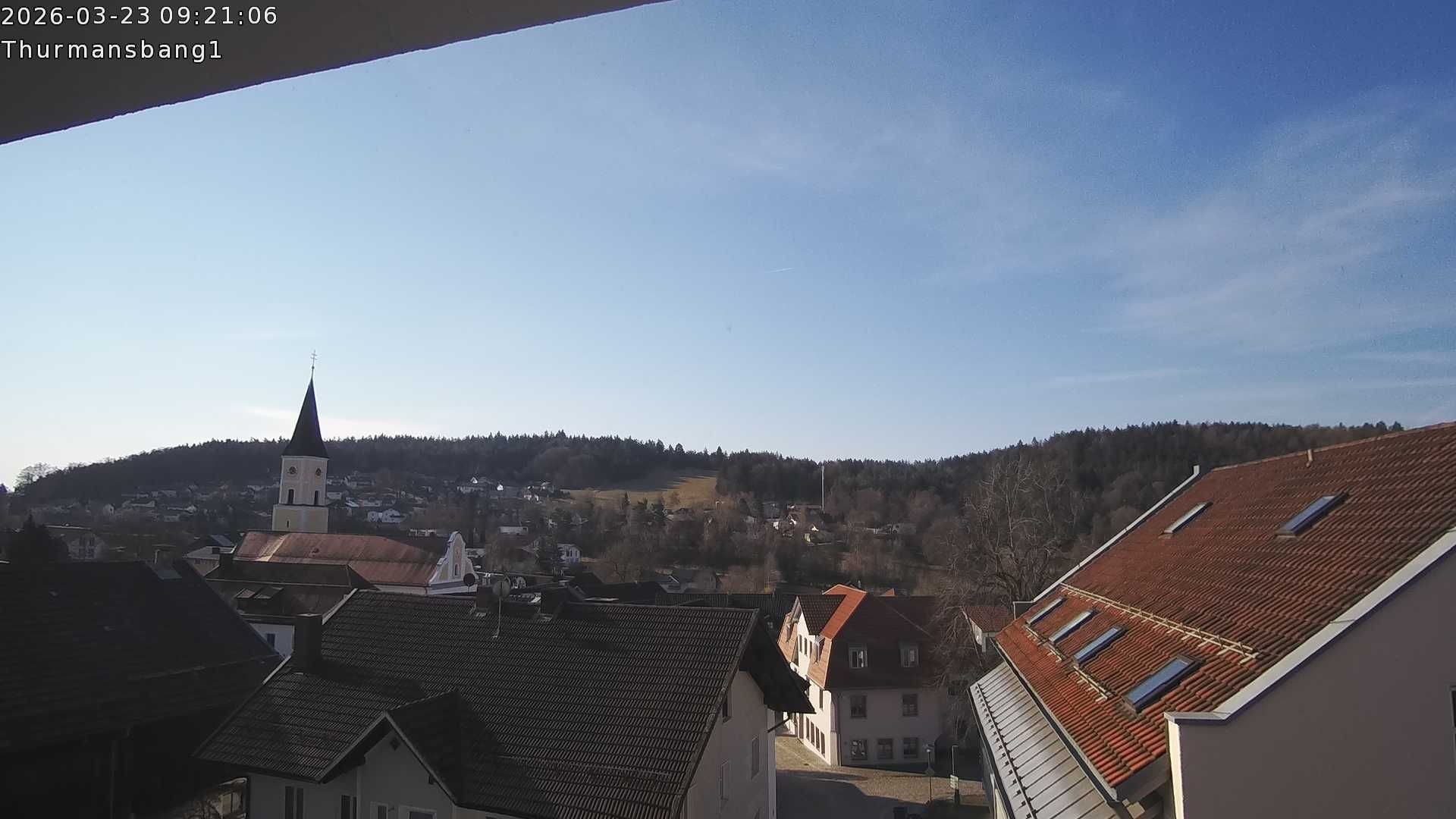 Archiv Foto Webcam Blick auf Thurmansbang im Bayerischen Wald