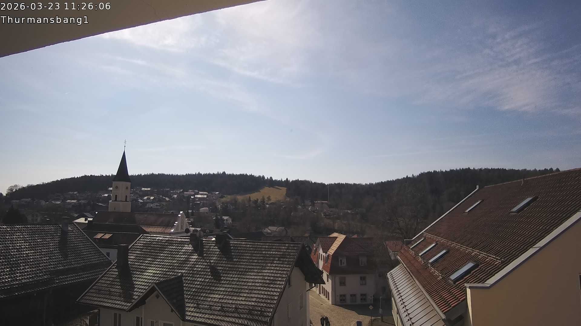 Archiv Foto Webcam Blick auf Thurmansbang im Bayerischen Wald