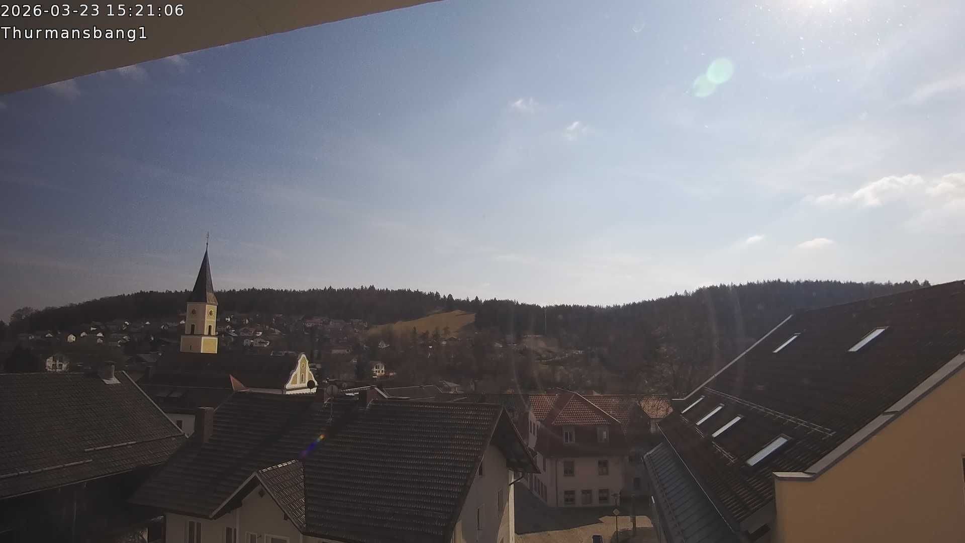 Archiv Foto Webcam Blick auf Thurmansbang im Bayerischen Wald